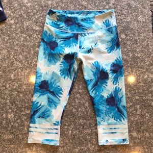 Fabletics floral print crop workout leggings